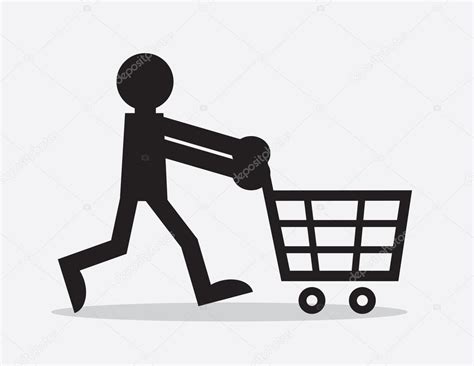 Shopping Cart Figure — Stock Vector © Milo827 29735945