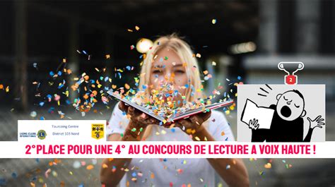 FINALE DU CONCOURS DE LECTURE A VOIX HAUTE POUR DES 4 Ensemble