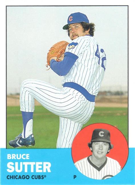 2013 Topps Archives Chicago Cubs CUBS 42 Bruce Sutter Trading Card