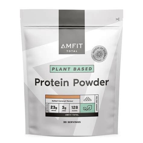 Amfit Nutrition Plant Based Protein Powder Salted Caramel 900g