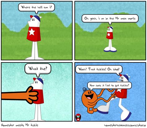 Homestar Meets Mr Tickle Comic Studio