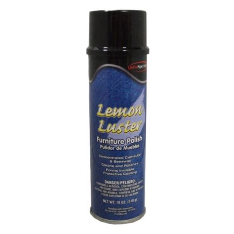 Quest Speciality Lemon Luster Furniture Polish Oz Aerosol