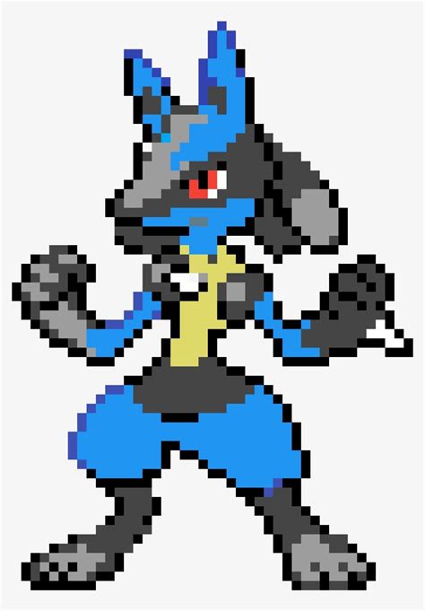 Lucario - Lucario Pixel Art Png Transparent PNG - 864x1170 - Free ...