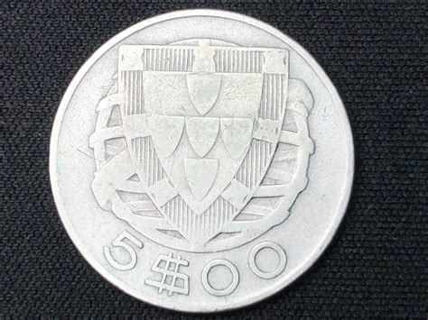 Lote De 4 Moedas De 5 Escudos Em Prata 1932 1933 1942 E 1947 Marvila