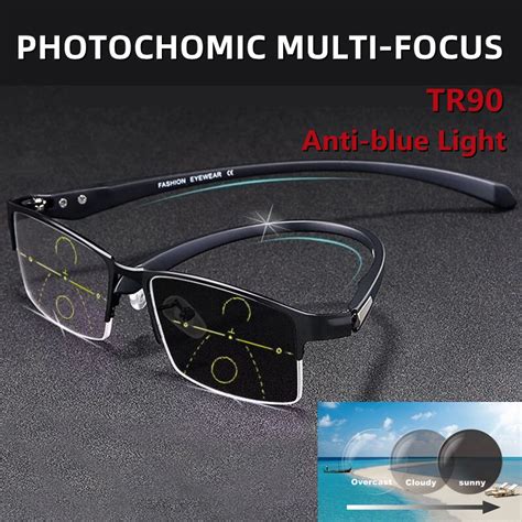 Tr Titanium Multifocal Okulary Do Czytania Fotochromowe M Czy Ni