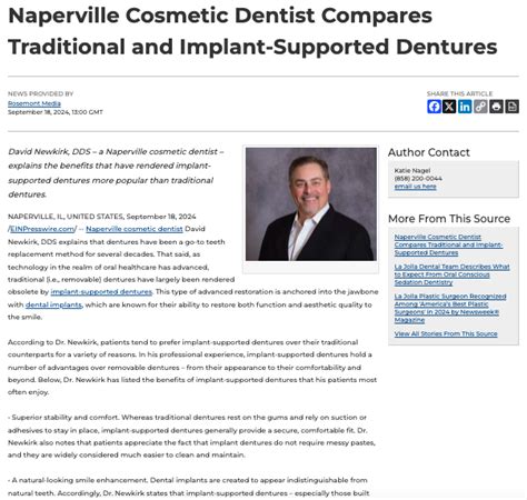 Naperville Cosmetic Dentist On Traditional Vs Implant Supported Dentures