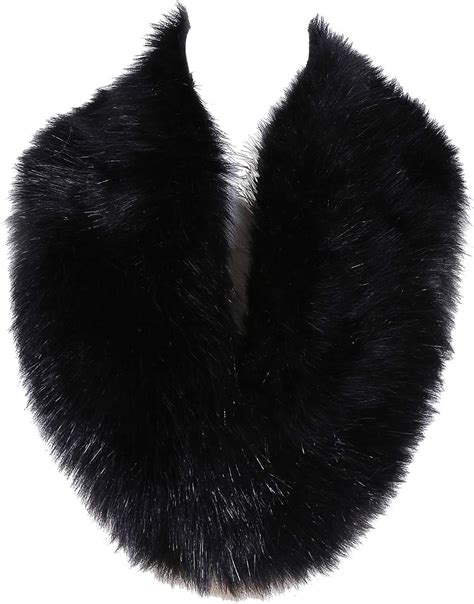 Soul Young Faux Fur Collar Womens Neck Warmer Scarf Wrap At Amazon