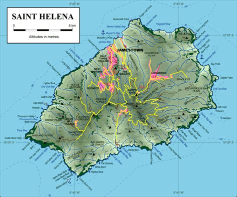 Maps of St. Helena | Map Library | Maps of the World