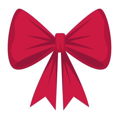 Happy Merry Christmas Red Bow Ribbon Decoration 2500046 Vector Art At