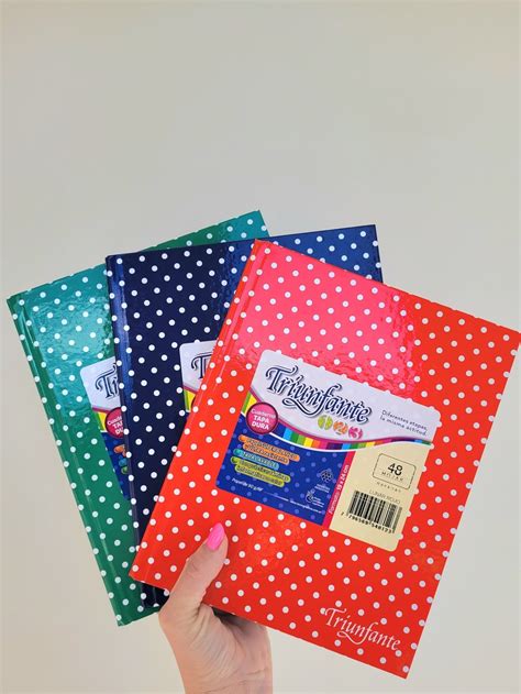 Cuaderno Triunfante N3 Lunares Rayado MR PENCIL