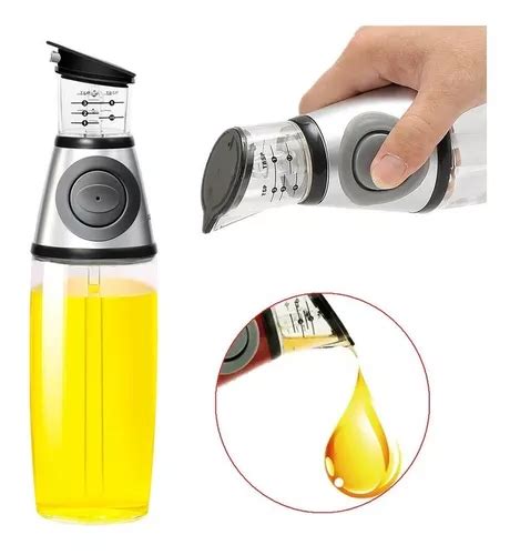 Aceitera Vinagrera De Vidrio Con Medidor Bomba Dispensador Envío gratis