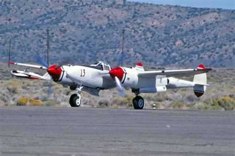 Lefty Gardners Lockheed P 38 White Lightnin Reno 1979 Mark Von