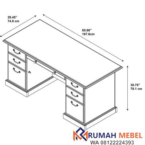 Jual Meja Kantor Minimalis Rumah Mebel