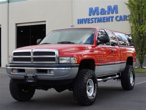 1998 Dodge Ram 1500 Laramie Slt Quad Cab 4x4 1 Owner Lifted