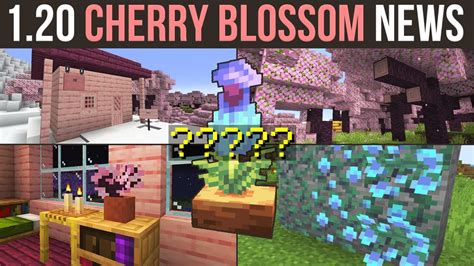 Minecraft Cherry Blossom Leaked Secrets New Biome Youtube