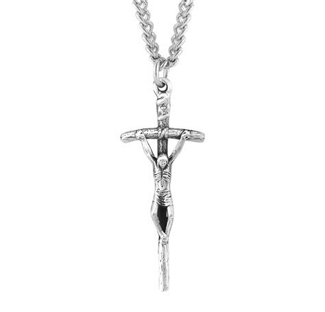 Sterling Silver Papal Crucifix Buy Religious Catholic Store