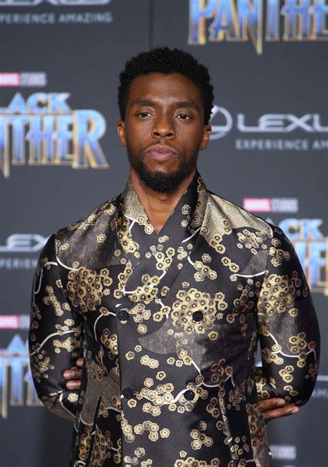 Chadwick Boseman is feeling himself at Black Panther premiere