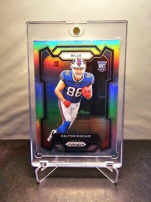 DALTON KINCAID 2023 Panini Prizm SILVER PRIZM RC 308 Buffalo Bills