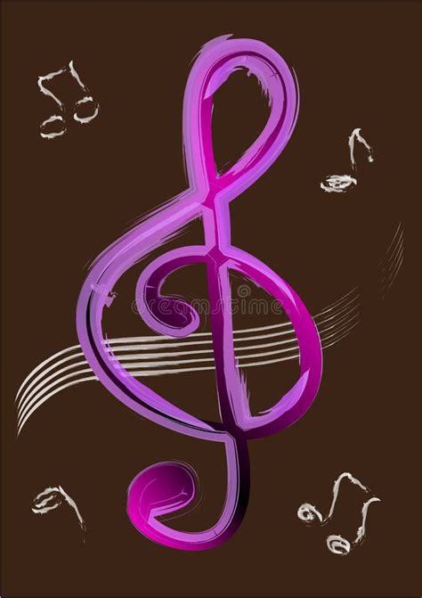 4 Purple Treble Clef Free Stock Photos StockFreeImages