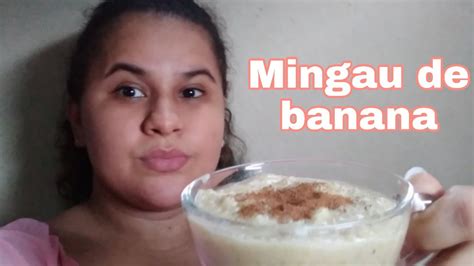 COMO FAZER MINGAU DE BANANA DA TERRA Pacovã YouTube