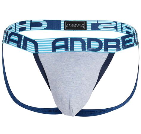 Andrew Christian Jockstrap Almost Naked Element Jock 92696 Blau