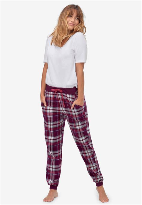 Plaid Flannel Sleep Pants Onestopplus