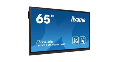 Iiyama Te Mis B Ag K Ultra Hd Public Display Zwart K Uhd