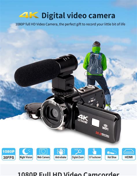 Fashion Camera Digital Camera Dv 4k Videocamera Digital Cameras ...