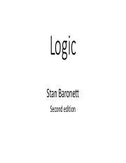 Logic Stan Baronett 2nd Edition Answers