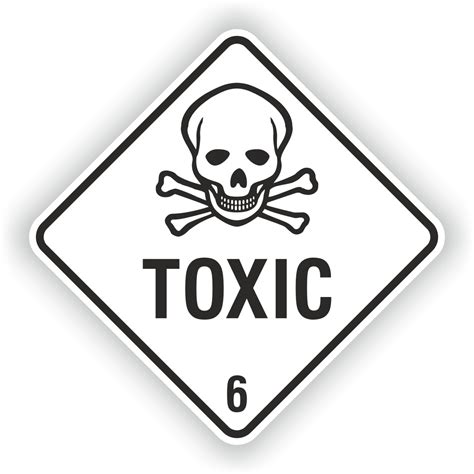 Toxic Warning Sticker For Laptop Book Fridge Guitar Motorcycle Etsy