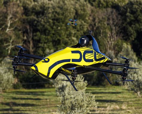 Big Drone A Manned Aerobatic Drone Successfully Completes Test