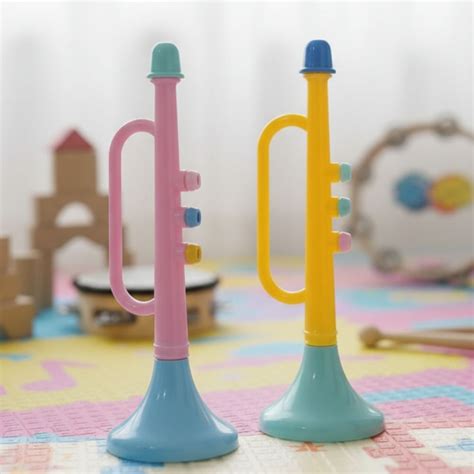 Trompete Infantil - Mini Trompete Infantil Instrumento Musical Soprar Corneta Brinquedo ...