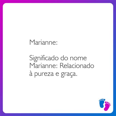 Significado Do Nome Marianne