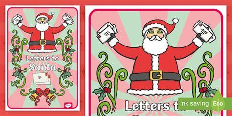 Letters To Santa Poster Teacher Made Twinkl