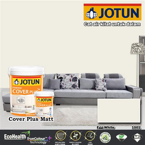 Jotun Essence Cover Plus Matt Liter Egg White Magnolia