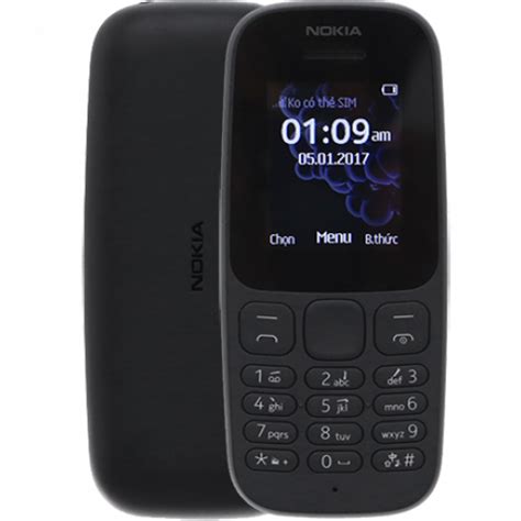 Nokia 105 (2019) Dual Sim Black-37.50
