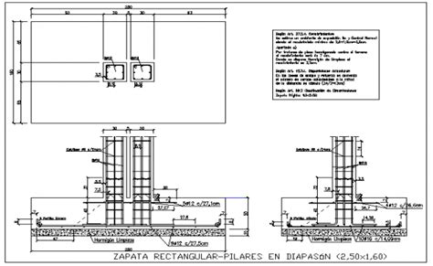 Beam And Column Typical Section Details Are Given In This 2d Autocad