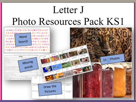 Letter J Photograph Resource Pack Ks1 Teaching Resources