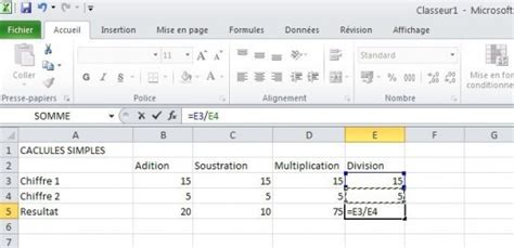 Excel Calcules De Base Astuces Pratiques