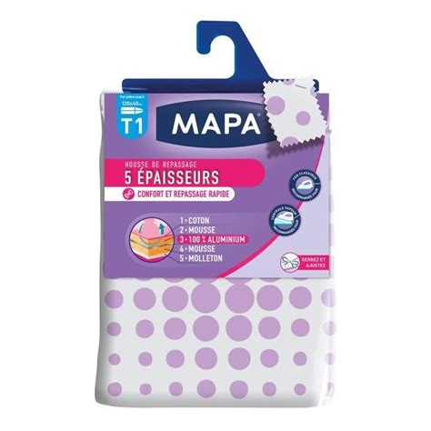 Mapa Housse Table Repasser Epaisseurs T X Cm Cdiscount Maison