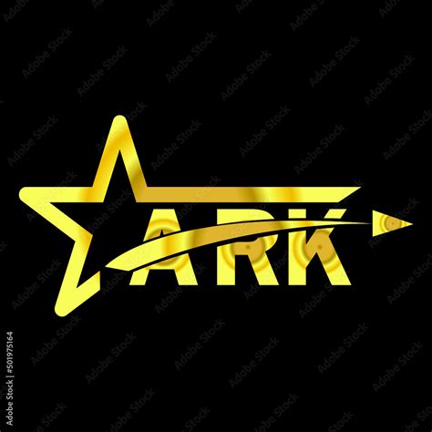 ARK letter logo design. ARK creative letter logo. simple and modern ...