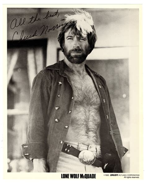 Lot Detail Chuck Norris Signed Lone Wolf McQuade Promotional Movie