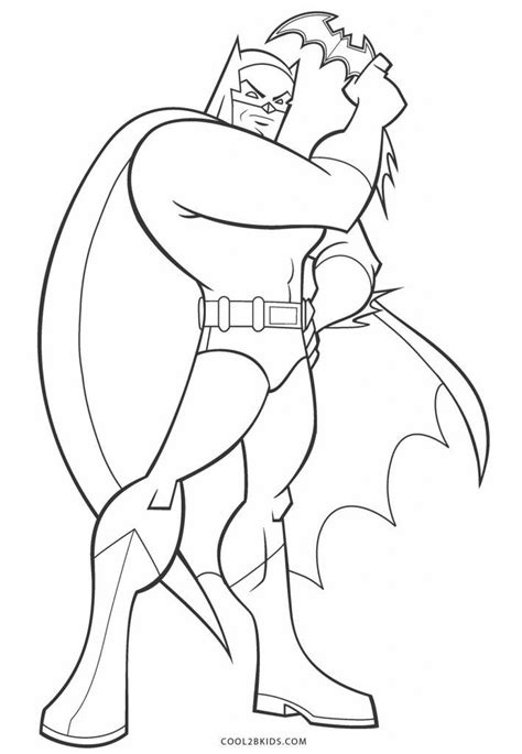 Easy Batman Coloring Pages - FREE COLORING PAGES