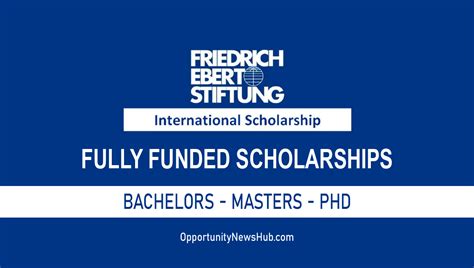 Friedrich Ebert Stiftung Fully Funded Scholarship In Germany