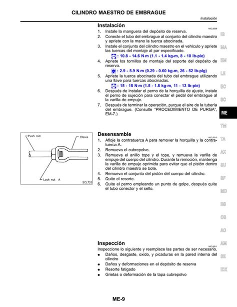 Embrague Nissan Sentra PDF