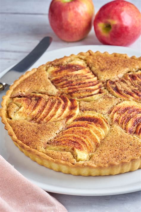 Apfeltarte mit Frangipane Einfaches Rezept für Apfeltarte