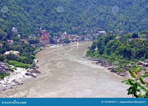 River Ganges at Haridwar, Uttarkhand, India Stock Image - Image of religion, himalayas: 101893071