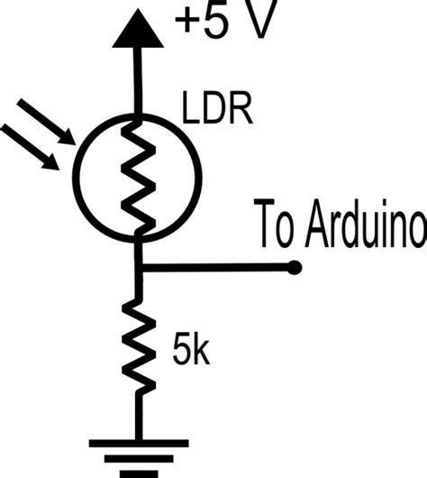 Ldr Voltage Divider Circuit Voltage Divider Arduino Assembly Language