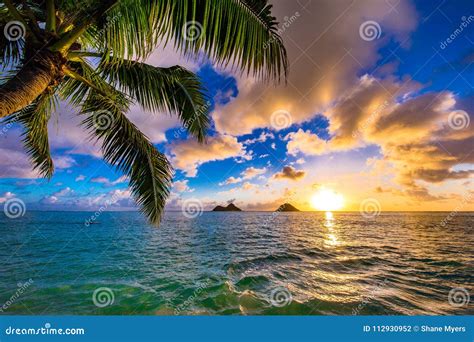 Lanikai Beach Sunrise stock photo. Image of surf, ocean - 112930952