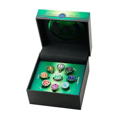 Green Lantern Collector All Lantern Corps Ring Set